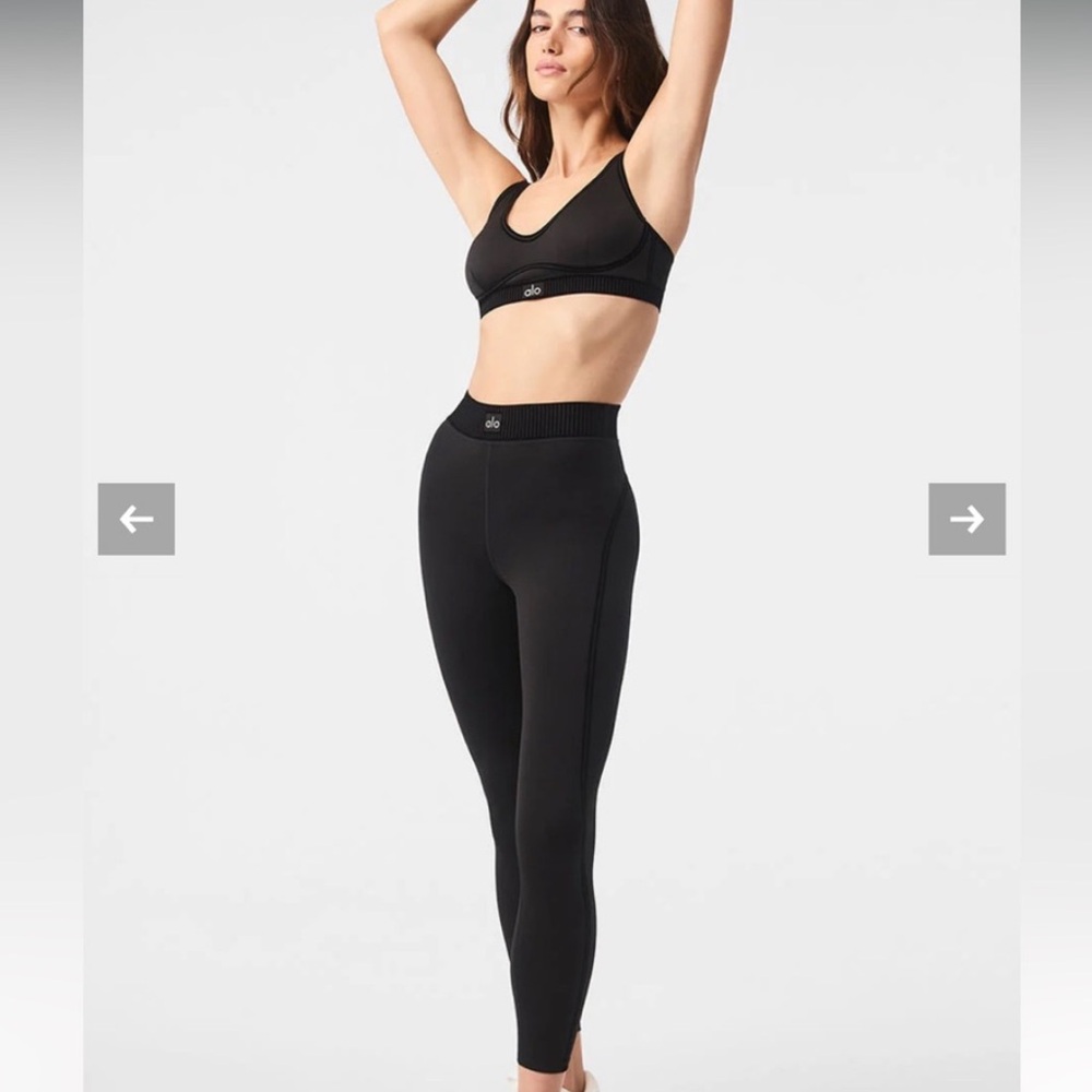 Alo Airlift Line Up Leggings S NEW - Picture 9 of 10
